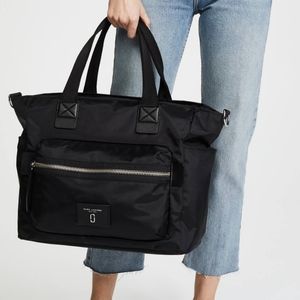 Marc Jacob's Biker Black Nylon Baby Travel Bag